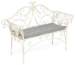 Скамья Secret De Maison «Beaujolais» с подушкой (PL08-8574) (Antique White)
