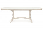 Стол белый обеденный раскладной «Сиена» (Siena SA-T6EX2L) (Ivory white (слоновая кость)