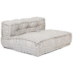 Модуль мягкий со спинкой Secret De Maison «Silesia» (mod. 10097) (Серый Luchetta)