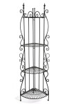Кованая угловая этажерка Secret De Maison 001 (Чёрный)