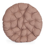 Матрац для кресла «Папасан» 23/01 (экошерсть, коричневый)