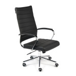 Кресло офисное «City» (кож/зам, черный)