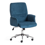 Кресло офисное «York» (флок синий)