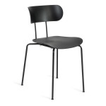 Стул VAN HALLEN (mod. 1534-45) (черный/черный)