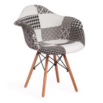 Кресло Secret De Maison CINDY SOFT (EAMES) (mod. 101) (black/white (черный/белый))
