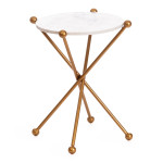 Столик кофейный Secret De Maison TRIXY ( mod. 19993 ) (алюминиевый сплав/мрамор/золотой)