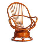 Кресло вращающееся "FLORES" 5005 /без подушки/ Cognac (коньяк)