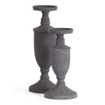 Набор подсвечников Secret De Maison GLOSI ( mod. LS-0158 )  металл: железо, 12 х 12 х 35 см, 12 х 12 х 28 см, серый