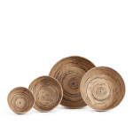 Набор чаш Secret De Maison VINZ ( mod. LS-0186 )  бамбук, 30 х 30 х 12 см , 25 х 25 х 10 см, 20 х 20 х 8 см,, бежевый