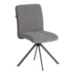 Стул обеденный Medeo поворотный механизм 360, велюр, серый, 29