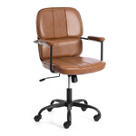 Кресло ALPHA иск. кожа, Brown (коричневый)