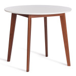 Стол обеденный «Боско» (Bosco Brown) (коричневый+белый)