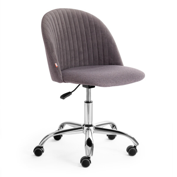 Кресло MELODY (ткань/флок, серый, Orleans C7/29)