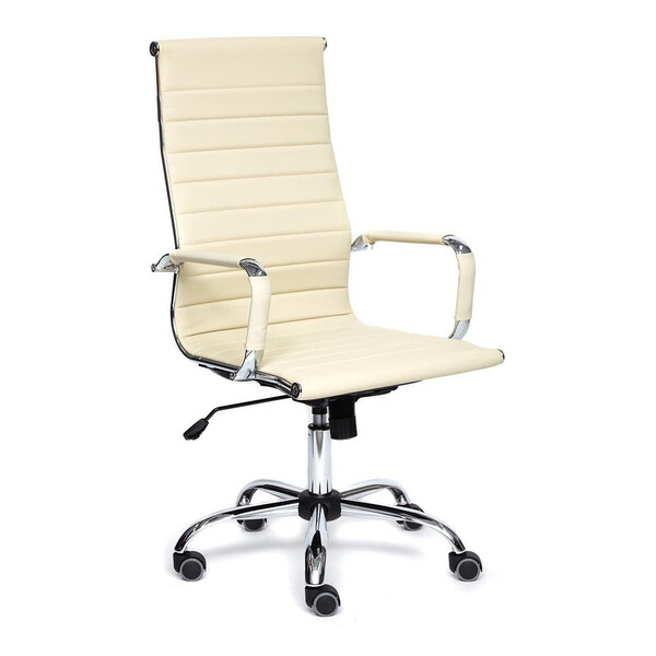 Кресло офисное TetChair «Urban» (Искусств. бежевая кожа)
