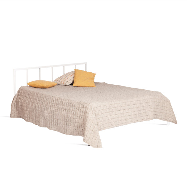 Кровать Bruno металл, 160*200 см, белый