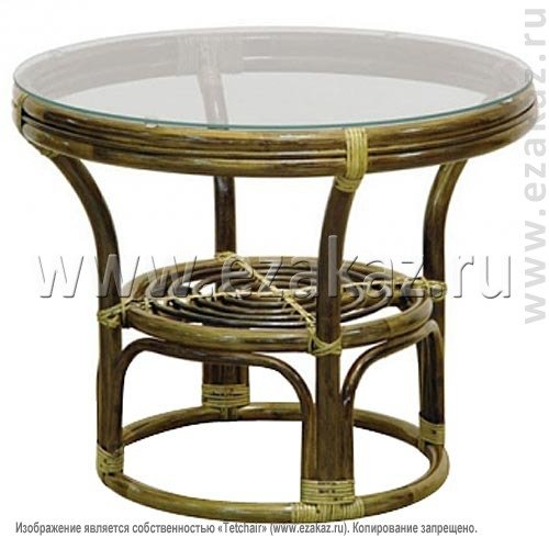 Журнальный столик из ротанга 05/11 (Мёд)