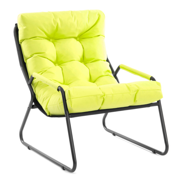 Кресло Ergo/Эрго рогожка с водоотталкивающей пропиткой, Лайм