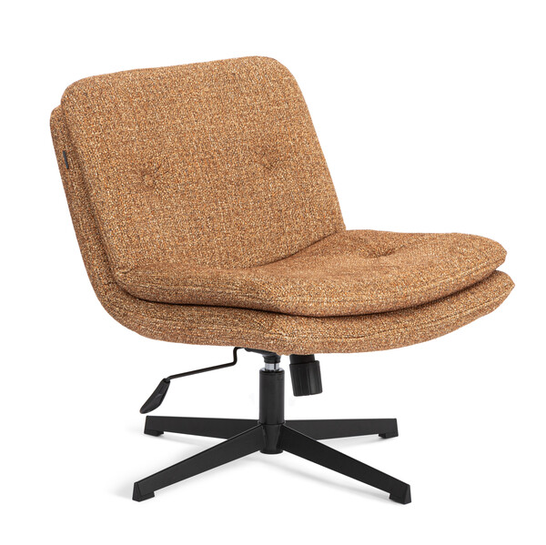 Кресло лаунж Oslo/Осло велюр/букле, vt шейп горчичный