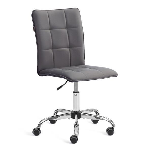 Кресло One/Ван кож/зам, металлик, 36