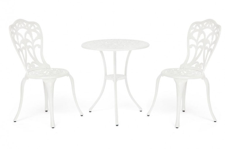 Комплект Secret De Maison «Серенада» (Serenade) (стол+2 стула) (Белый)