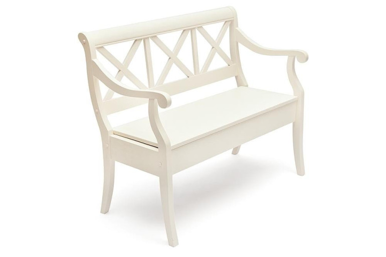 Скамья с ящиком «Альбицци» (Albizzi) (Белый)