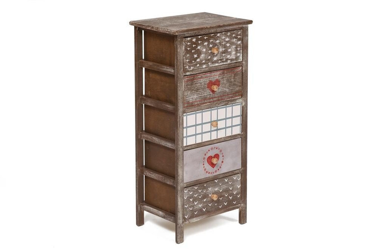 Тумба с 5 ящиками Secret De Maison «Christmas 5» (HX16-011NS) (Brown antique)