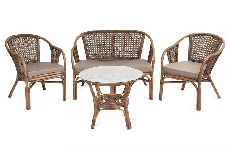 Комплект «Бразил» (Brazil) натуральный ротанг (Античный Бразил)