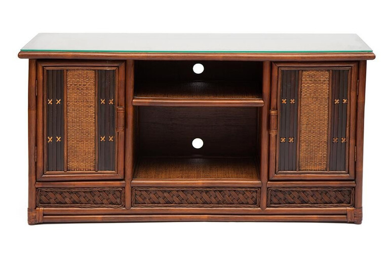 ТВ тумба «Андреа» (Andrea) натуральный ротанг (Пекан)