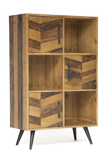 Шкаф книжный Secret De Maison «Largo» (Ларго) (mod. LAR L04В) (Brown recycled)