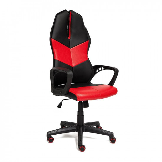 Кресло компьютерное «iWheel» (red) (Чёрно-красная искусственная кожа)