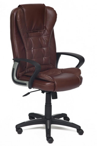 Кресло «Барон» (BARON) (Искусственная коричневая перфорированная кожа 2 TONE)