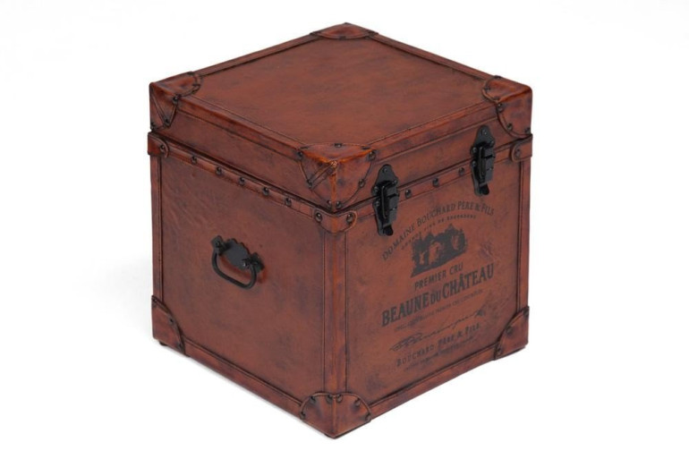 Столик-сундук Secret De Maison «Buffalo» (mod. М-14521) из натуральной кожи (Коричневый)