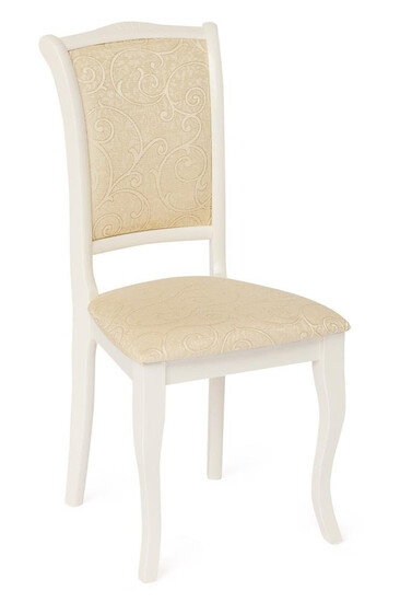 Стул с мягким сиденьем «Опера» (Opera) (Слоновая кость)