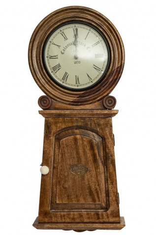 Колониальные часы с ключницей Secret De Maison Chateau (С-2632) (Натуральный)