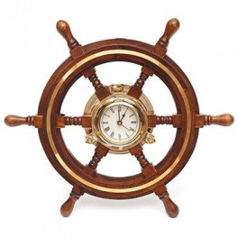 Настенные часы 9981 «Штурвал» (Античная медь)