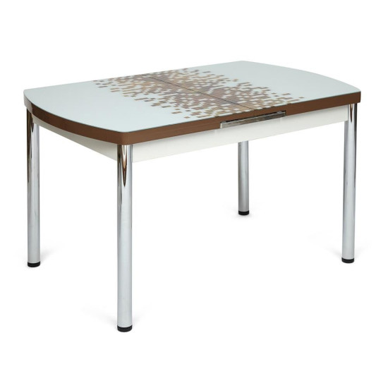 Стол «Marmaris» (mod. 18) (бело-коричневый узор)