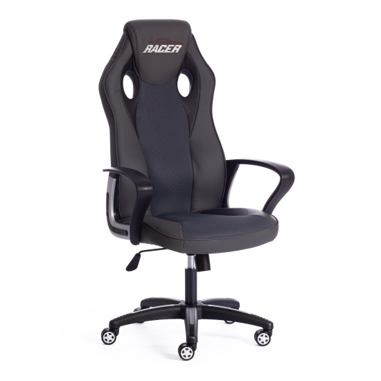 Кресло компьютерное TetChair «Racer» (металлик/серый)