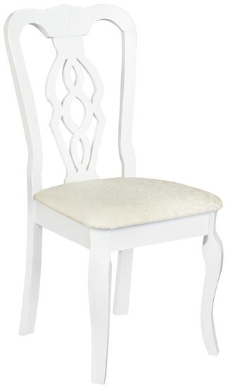 Стул с мягким сиденьем «Афродита» (Aphrodite) (Pure white)