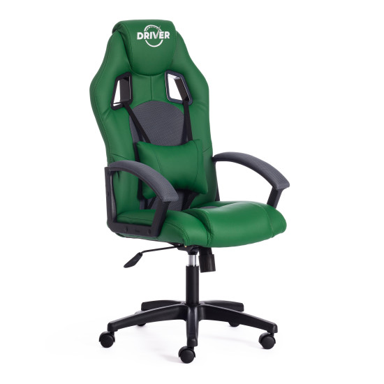 Кресло компьютерное «Driver» (Зелёный/серый)