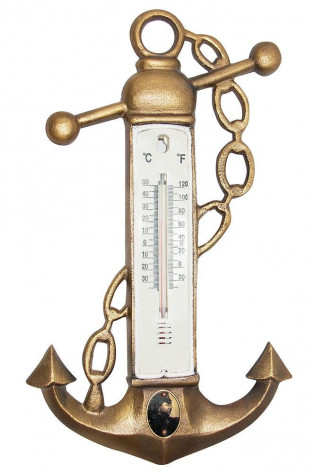 Термометр настенный уличный PT-1000 (Античная медь)