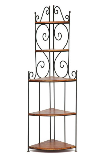 Угловая этажерка Secret De Maison «Luberon» (mod. 1) (Коричневый с патиной)