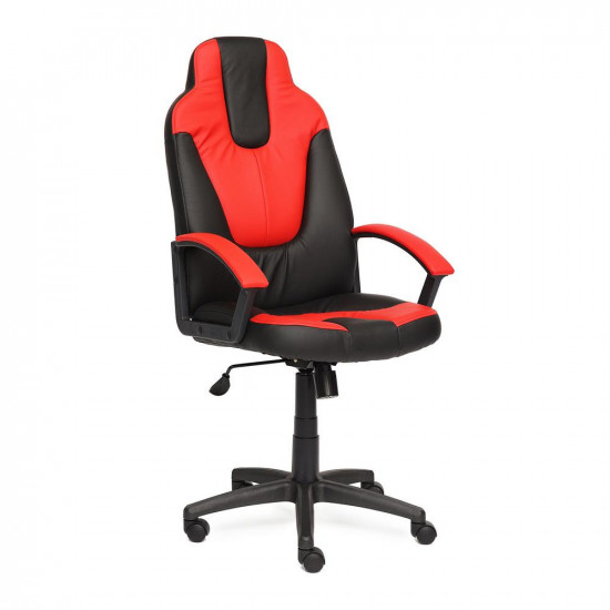 Кресло компьютерное «Neo 2» (Чёрно-красная искусственная кожа)