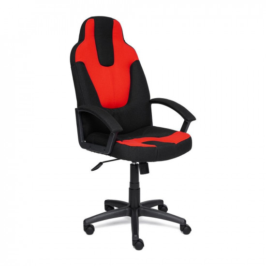 Кресло компьютерное «Neo 3» (Чёрн. + красная ткань)