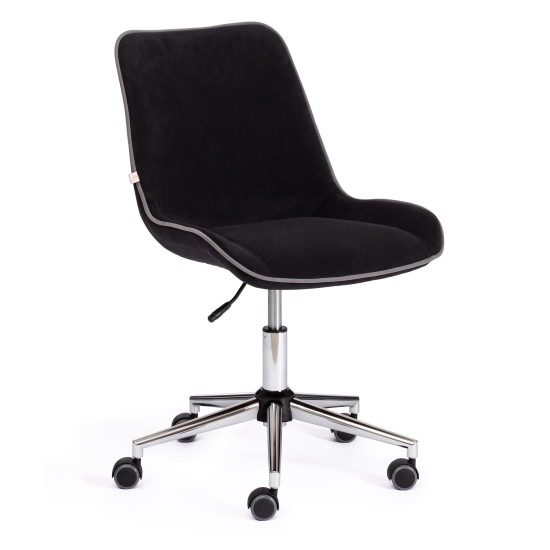 Кресло офисное TetChair «Style» (флок черный)