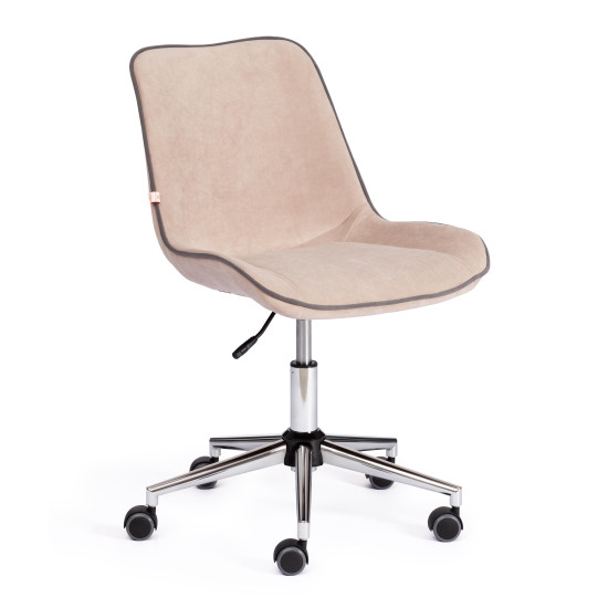 Кресло офисное TetChair «Style» (флок бежевый)
