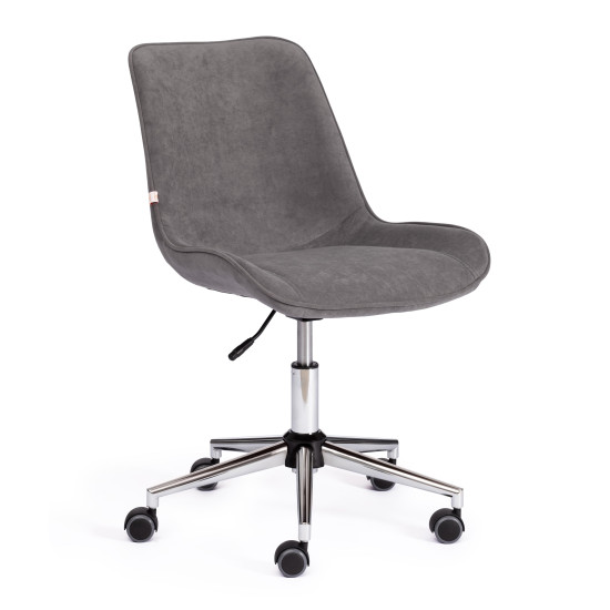 Кресло офисное TetChair «Style» (флок серый)