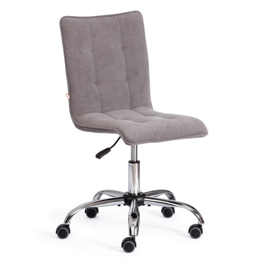 Кресло офисное TetChair «Zero» (флок, серый)