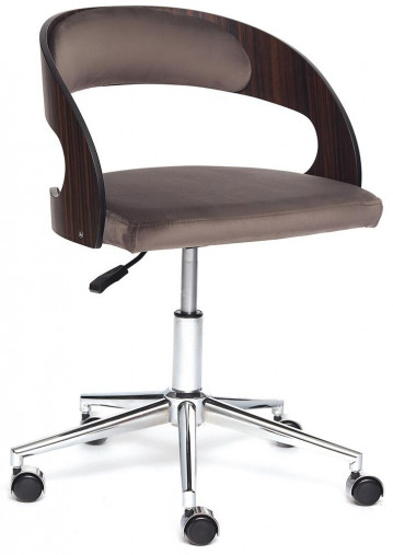 Кресло офисное TetChair «Jazz» (палисандр, велюр, коричневый)