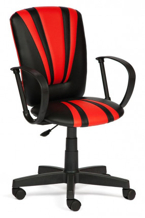Кресло «Спектрум» (SPECTRUM) (Чёрно-красная искусственная кожа)