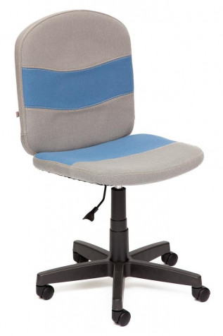 Кресло «Степ» (Step) (Серая ткань + синяя ткань)